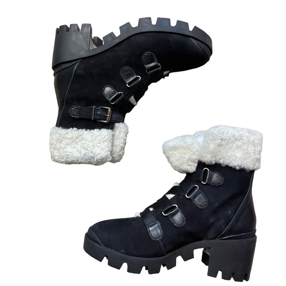 SCHUTZ ARETUZA PLATFORM WATERPROOF COMBAT LEATHER BOOTS - NIB! - Picture 10 of 10